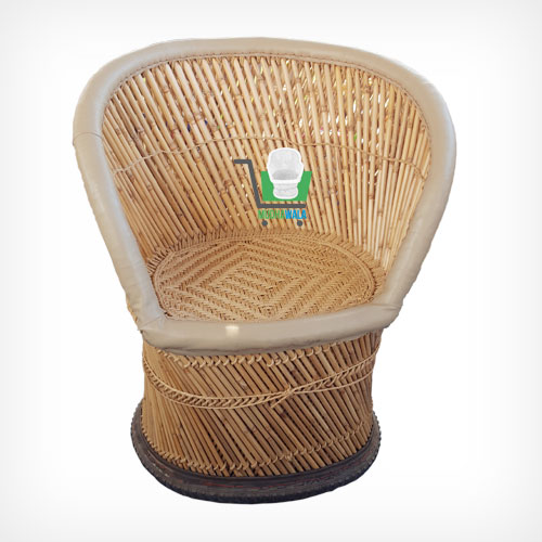 high back bamboo mudha chairs for living room manufacturer in India Mudhawala
