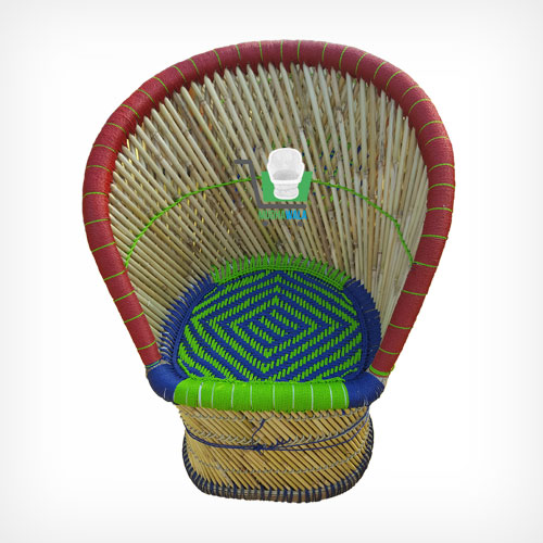  high back bamboo and mudha chairs