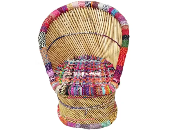 High Back Mudha Chair – Design 05 – CH-06 – handmade by Mudha Wala
