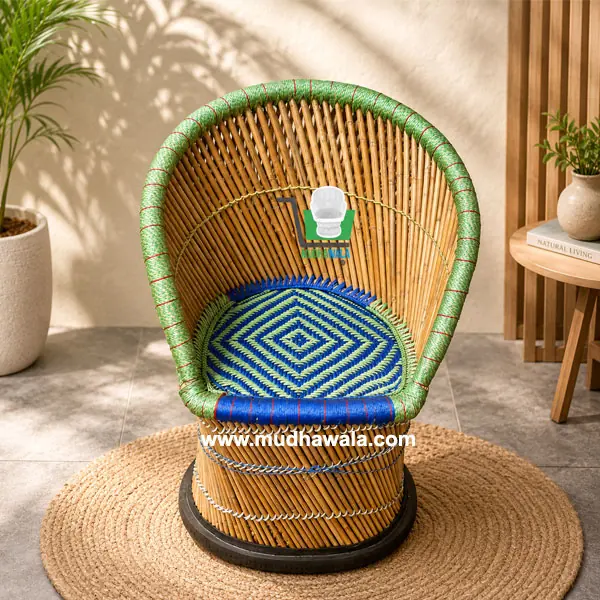 High Back Mudha Chair – Design 12 – CH-14 – handmade by Mudha Wala