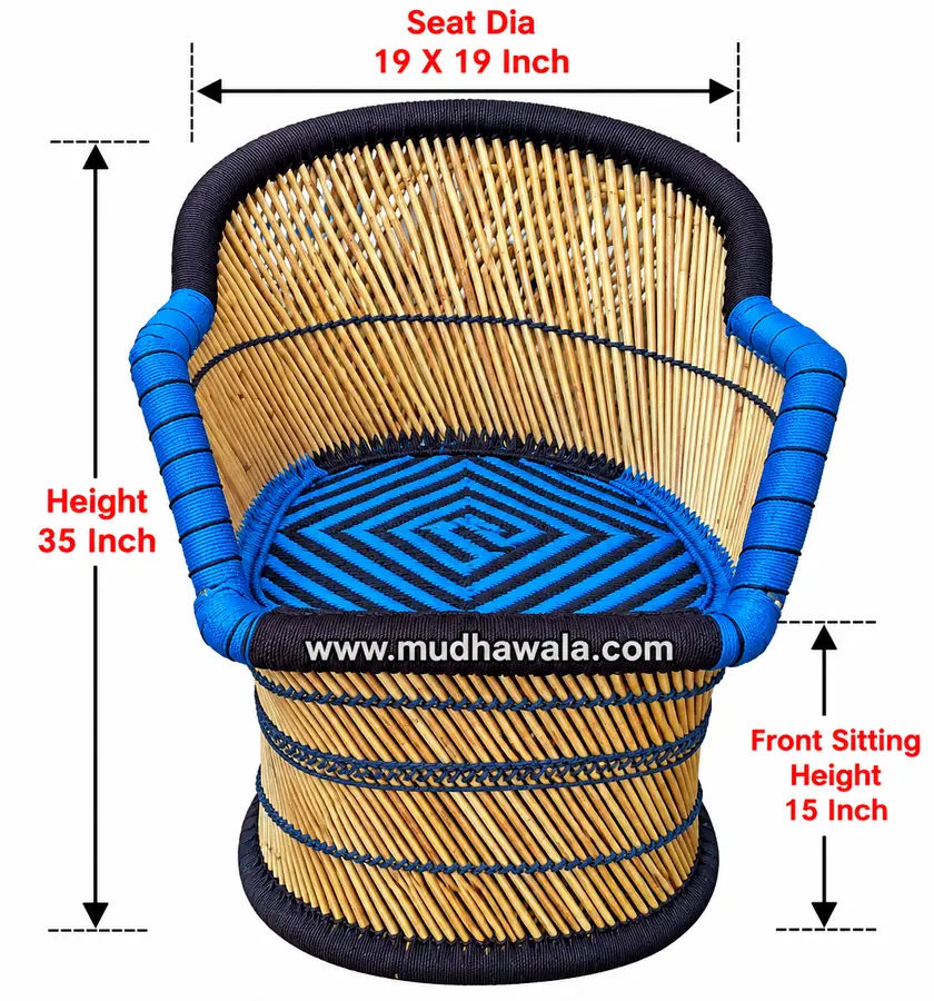Handrest Mudha Chair – Design 05 – CH-25 – handmade by Mudha Wala
