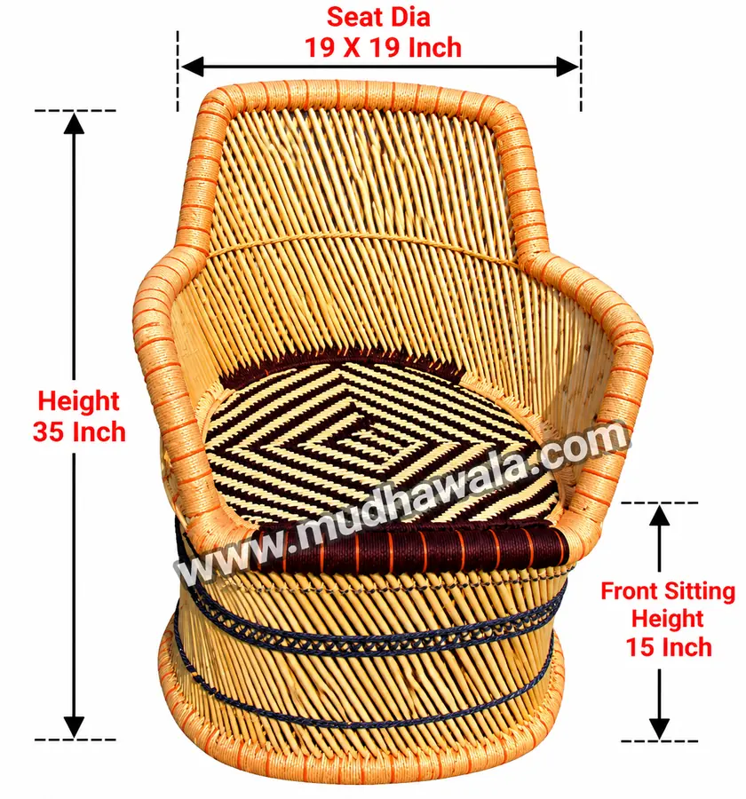 Handrest Mudha Chair – Design 06 – CH-26 – handmade by Mudha Wala