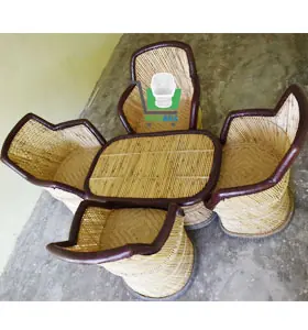 Mudha Chair & Table Set – Design 03 – CH-27 – handmade by Mudha Wala