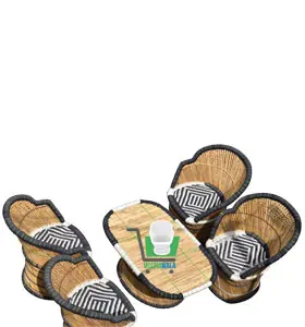 Mudha Chair & Table Set – Design 05 – CH-29 – handmade by Mudha Wala