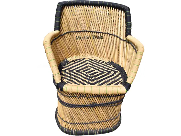 Handrest Mudha Chair – Design 18 – CH-42 – handmade by Mudha Wala