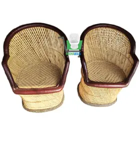 Pair of Handrest Mudha Chairs – CH-43 – handmade by Mudha Wala