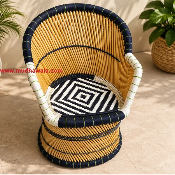 Handrest Mudha Chair – Design 30 – CH-56 – handmade by Mudha Wala