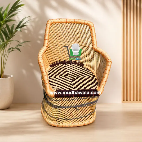 Handrest Mudha Chair – Design 31 – CH-58 – handmade by Mudha Wala