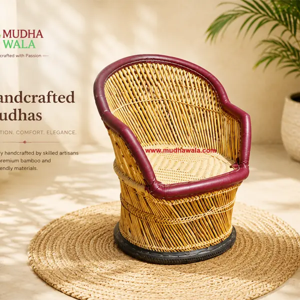 Handrest Mudha Chair – Design 32 – CH-59 – handmade by Mudha Wala