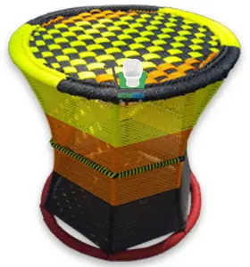 Iron Frame Mudha Stool – Design 07 – IF-10 – handmade by Mudha Wala