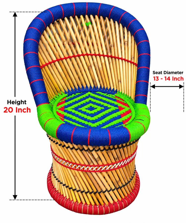 Kids Mudha Chair – Design 09 – CH-73 – handmade by Mudha Wala