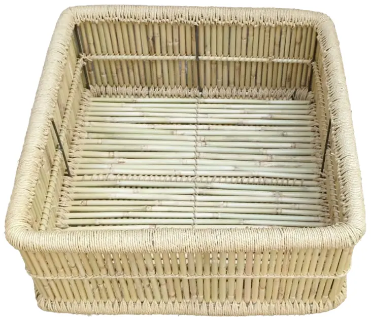 Natural Bamboo Khaari – Design 03 – KR-03 – handmade by Mudha Wala