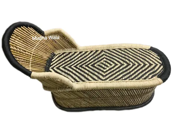 Long Mudha Chair (Lounger) – Design 01 – CH-74 – handmade by Mudha Wala