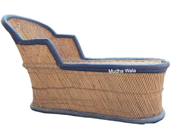 Long Mudha Chair (Lounger) – Design 02 – CH-75 – handmade by Mudha Wala