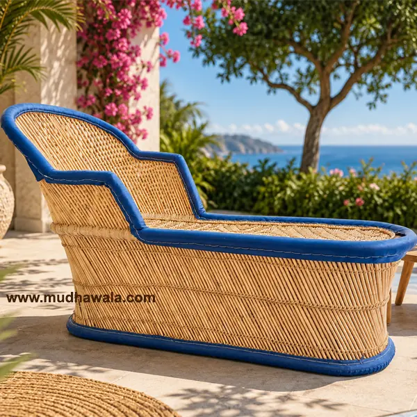 Long Mudha Chair (Lounger) – Design 06 – CH-79 – handmade by Mudha Wala