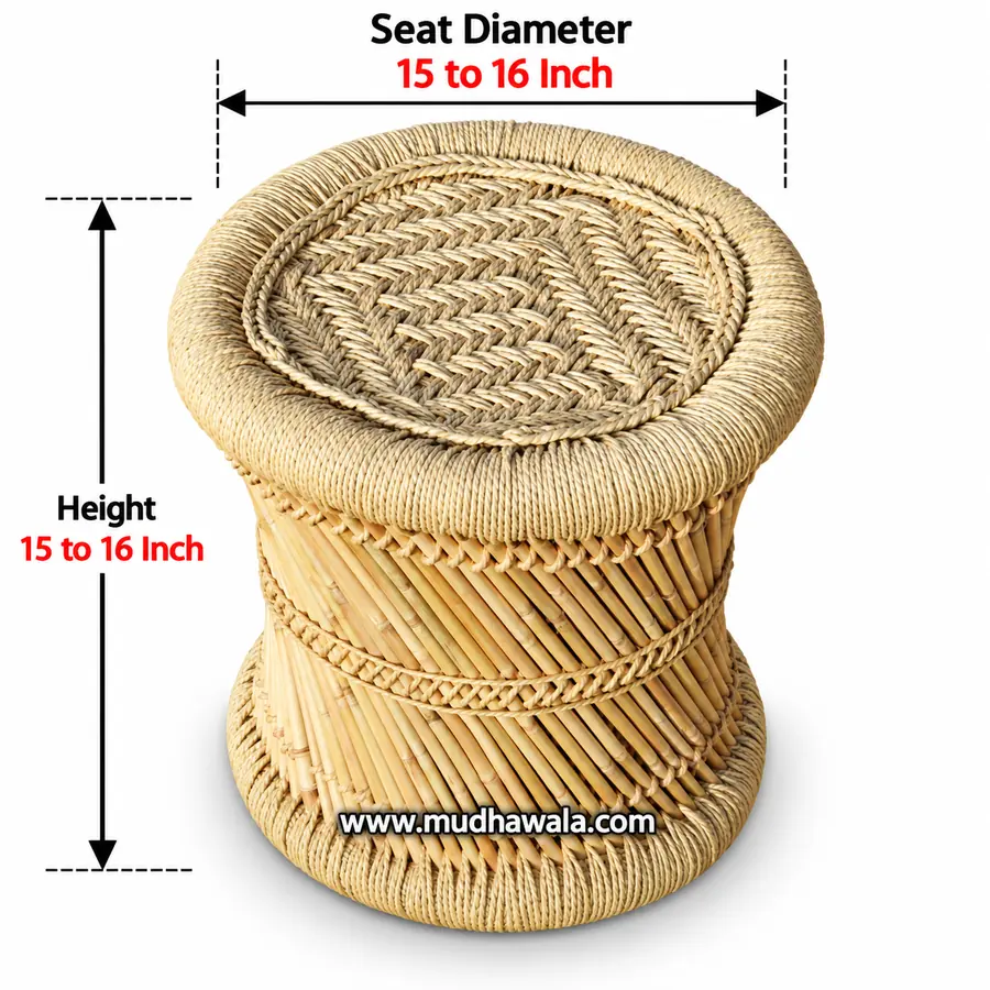 Mudha Stool – Design 01 – ST-01 – handmade by Mudha Wala