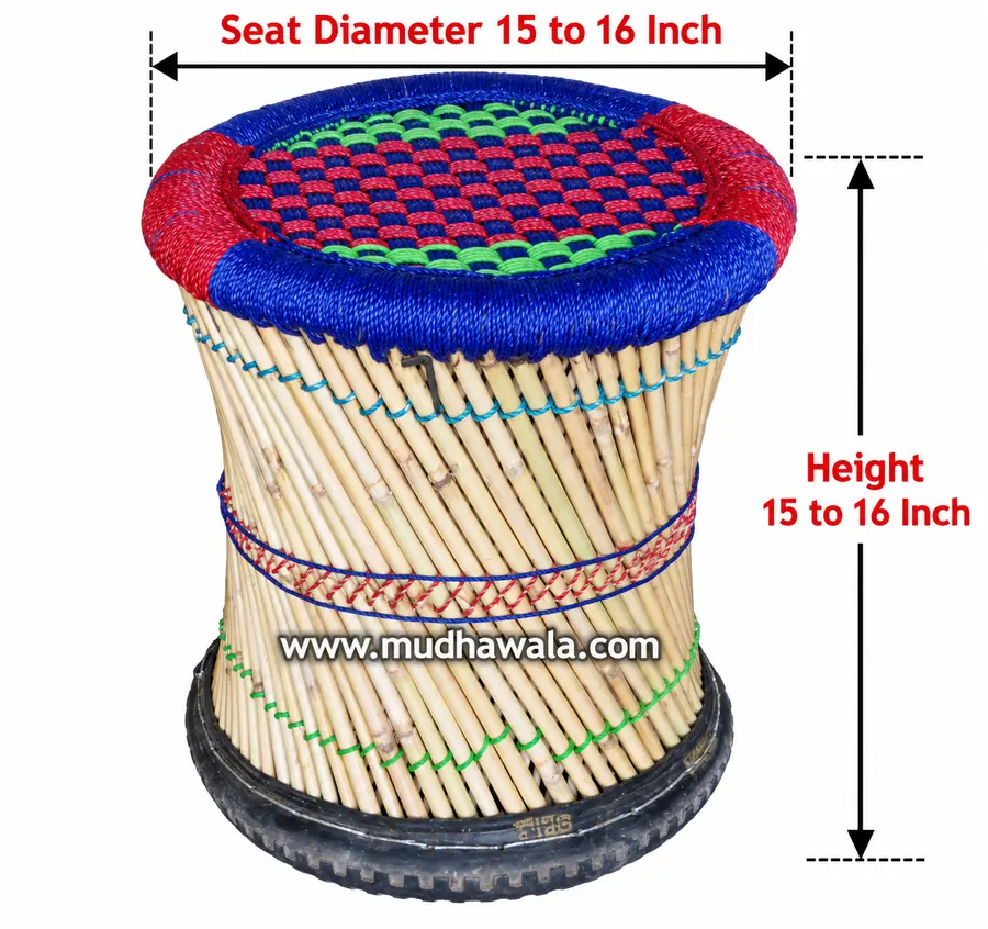 Mudha Stool – Design 06 – ST-06 – handmade by Mudha Wala