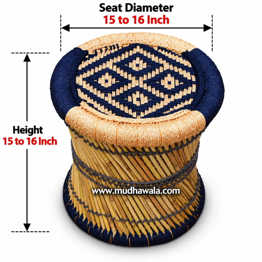 Mudha Stool – Design 08 – ST-08 – handmade by Mudha Wala