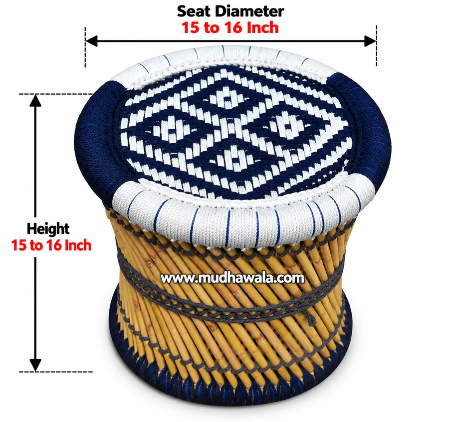 Mudha Stool – Design 09 – ST-09 – handmade by Mudha Wala