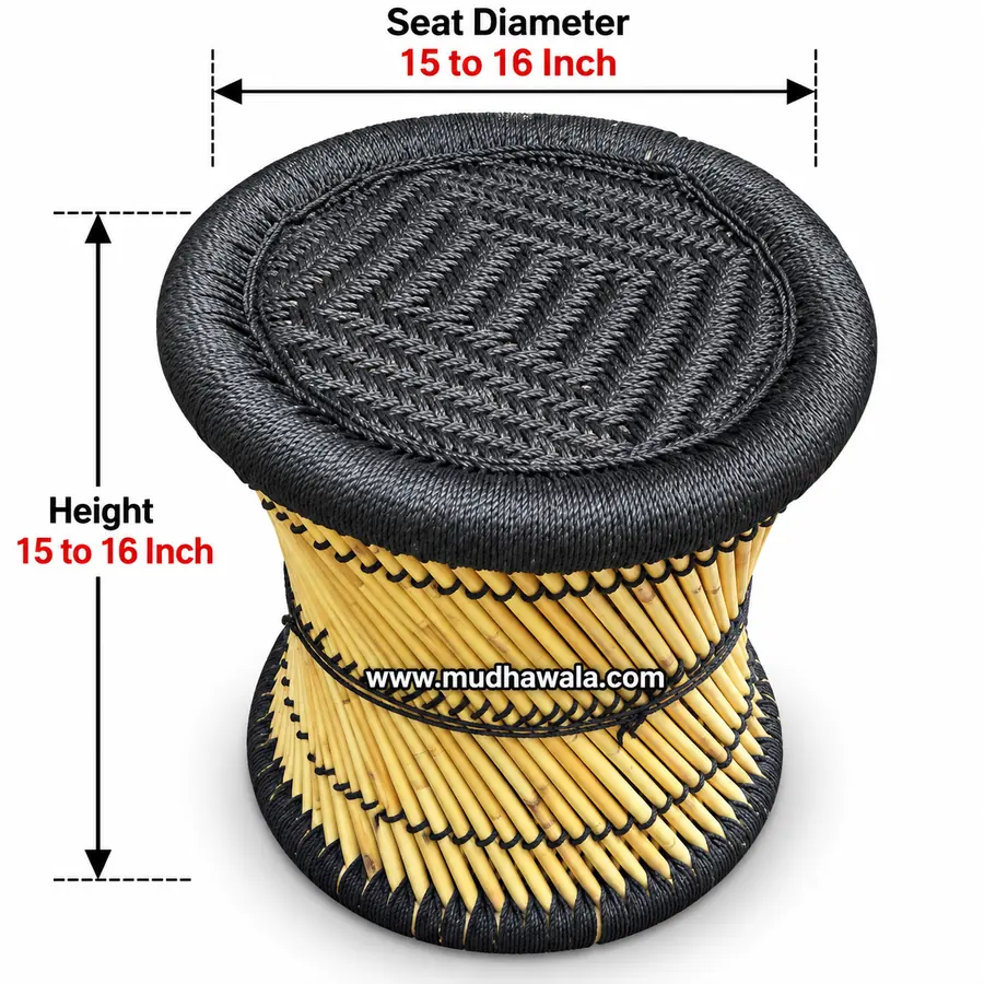 Mudha Stool – Design 10 – ST-10 – handmade by Mudha Wala