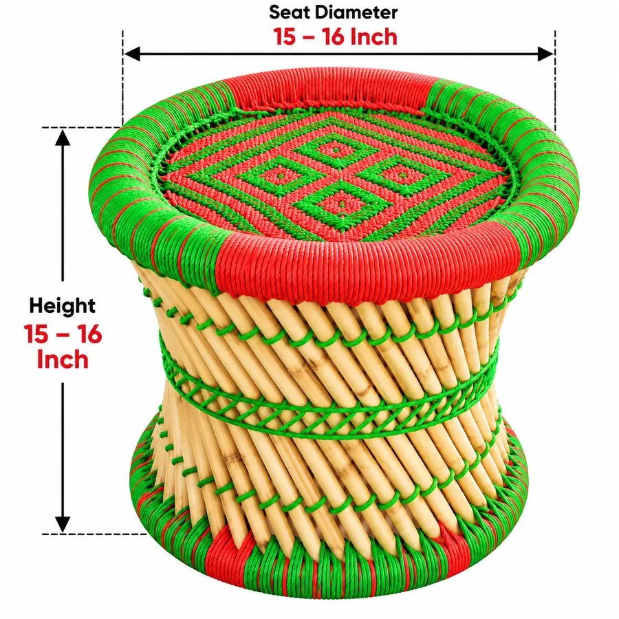 Mudha Stool – Design 13 – ST-13 – handmade by Mudha Wala