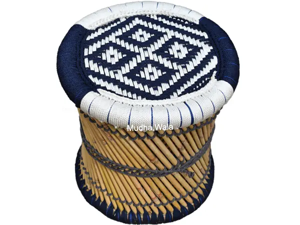 Mudha Stool – Design 19 – ST-19 – handmade by Mudha Wala