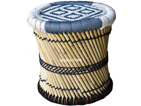 Mudha Stool – Design 20 – ST-20 – handmade by Mudha Wala