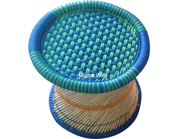 Mudha Stool – Design 22 – ST-23 – handmade by Mudha Wala