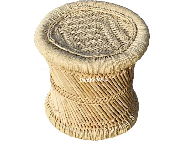 Mudha Stool – Design 24 – ST-25 – handmade by Mudha Wala