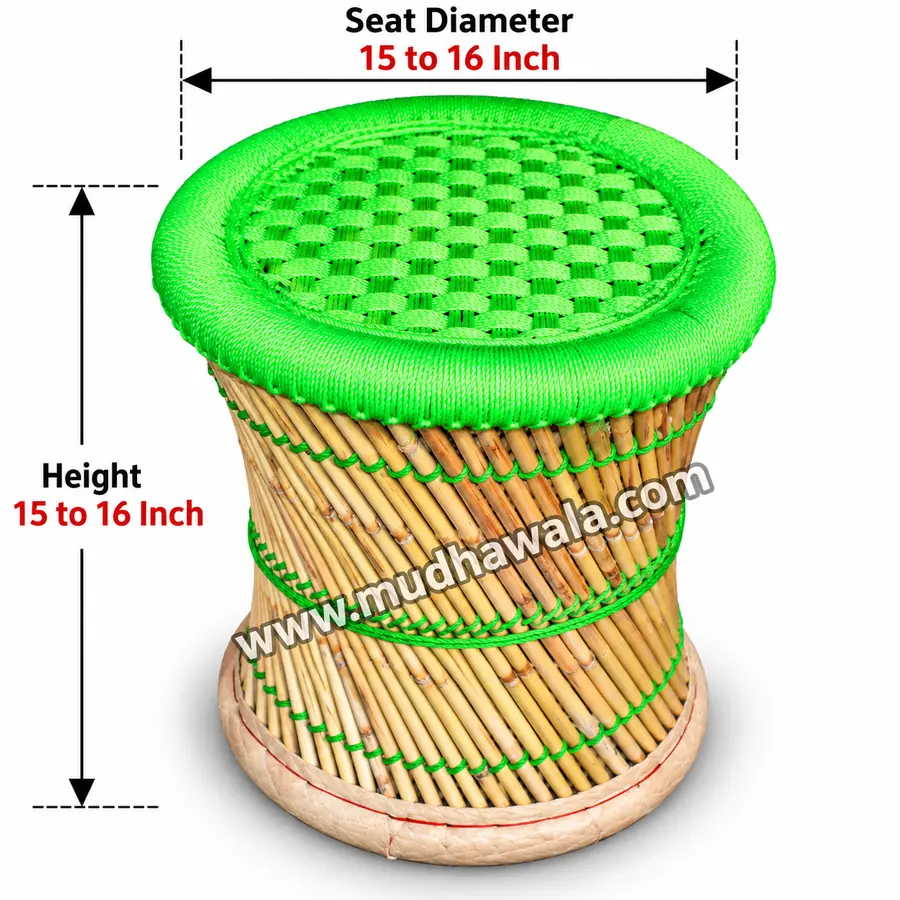 Mudha Stool – Design 33 – ST-37 – handmade by Mudha Wala