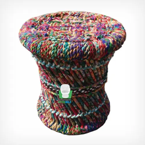 Mudha Stool – Design 35 – ST-39 – handmade by Mudha Wala