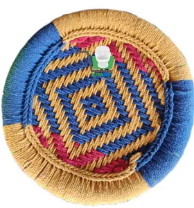 Small Mudha Stool – Design 26 – ST-73 – handmade by Mudha Wala