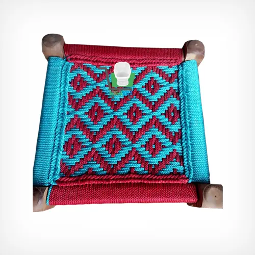 Wooden Pidha – Design 09 – WP-09 – handmade by Mudha Wala