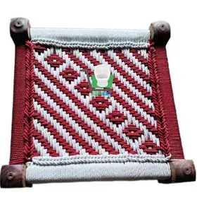 Wooden Pidha – Design 25 – WP-25 – handmade by Mudha Wala