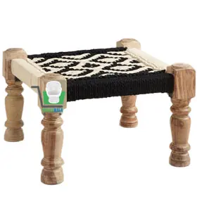 Wooden Pidha – Design 27 – WP-27 – handmade by Mudha Wala