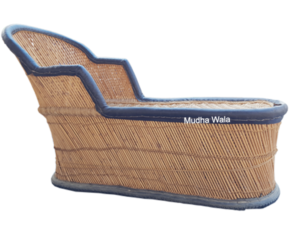 Bamboo Seating Chair Sarkanda Chair with Armrest