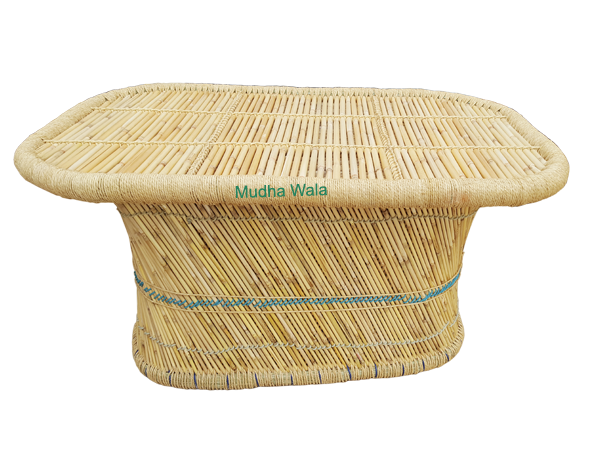 Buy Rectangular Traditional Mudda Centre Table from Farrukhnagar