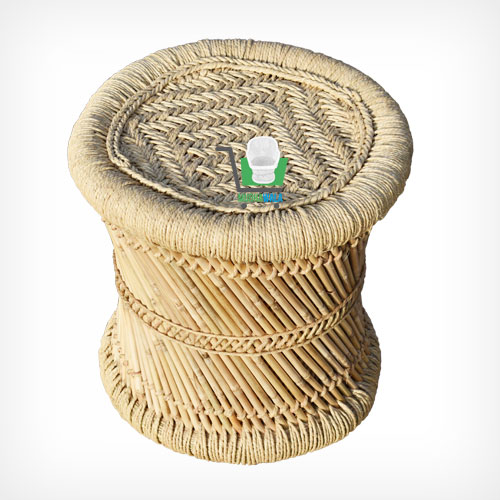 Bamboo Mooda Stool Manufacturer in India Farrukhnagar Gurugram Delhi NCR
