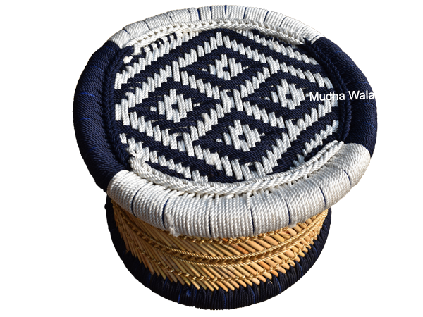 Bamboo Half Size Muddi Stool